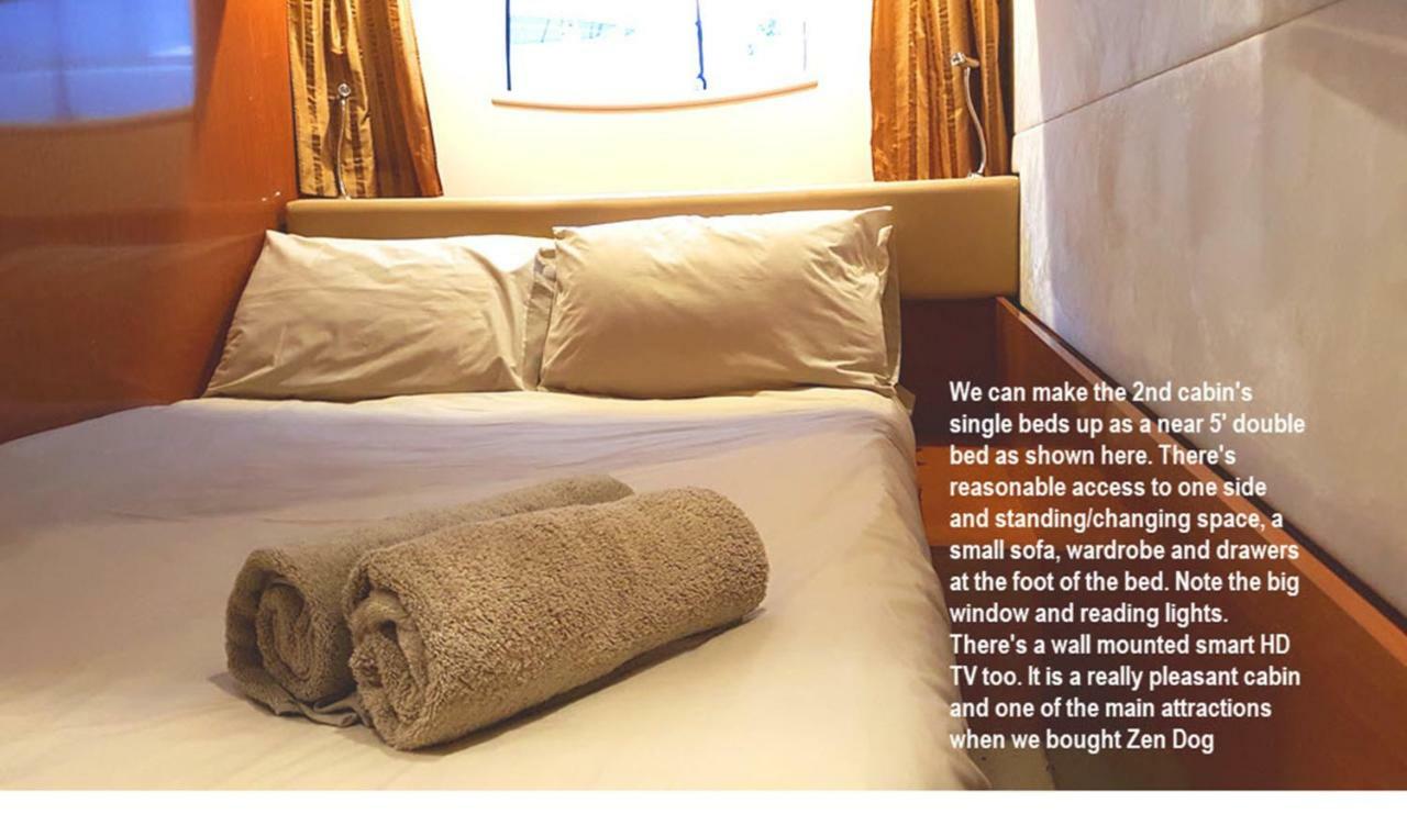 Zen Dog Luxury Motor Yacht Hotel Lymington Buitenkant foto